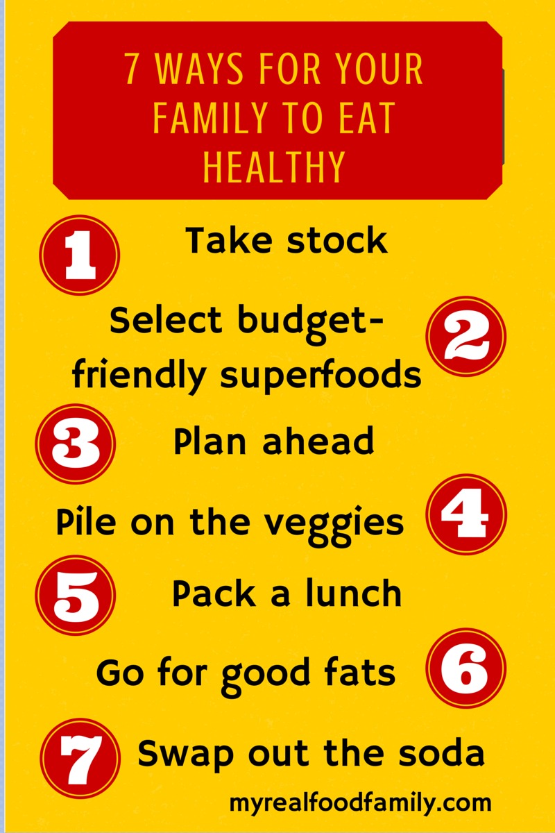 7 Ways for Your Family to Eat Healthy