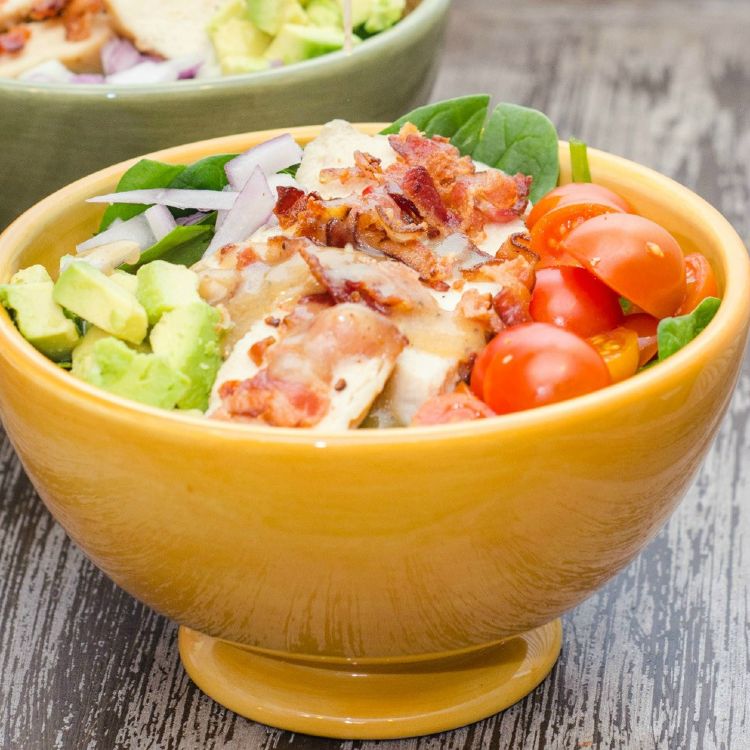 Easy Chicken and Bacon Spinach Salad
