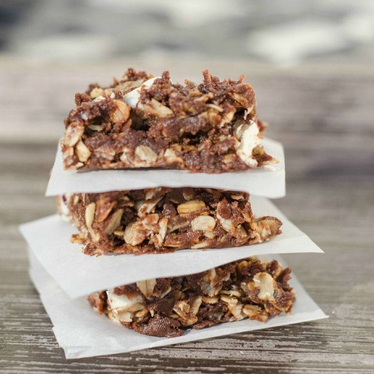Chocolate Peanut Butter Breakfast Squares