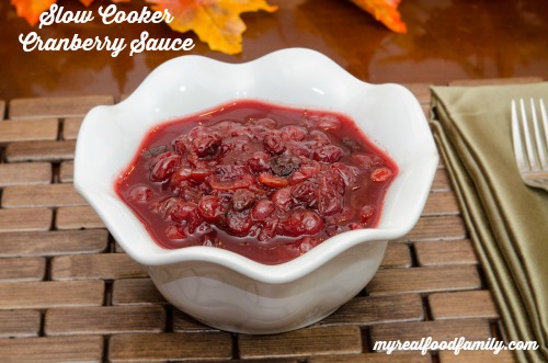 3 Ingredient Slow Cooker Cranberry Sauce