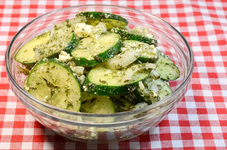 Cucumber and Feta Salad