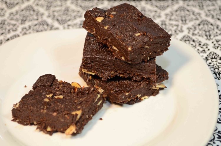 Raw Delicious Healthy and Fudgy Brownies